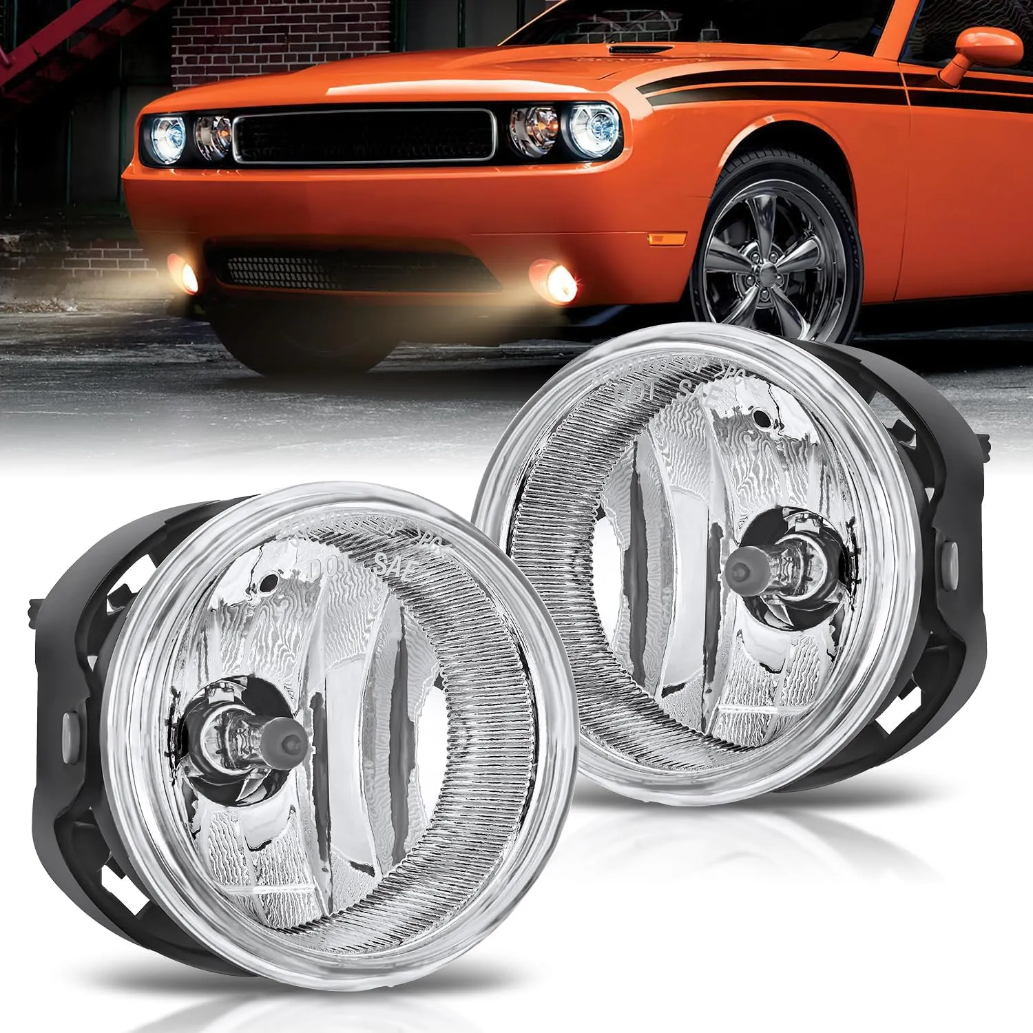 2005-2010 Dodge Grand Caravan Charger Nitro Challenger 2004-2010 Chrysler Town Country Sebring Pacifica 2007-2010 Jeep Patriot Compass Fog Light Assembly