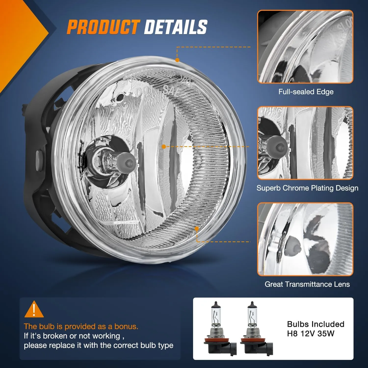 2005-2010 Dodge Grand Caravan Charger Nitro Challenger 2004-2010 Chrysler Town Country Sebring Pacifica 2007-2010 Jeep Patriot Compass Fog Light Assembly