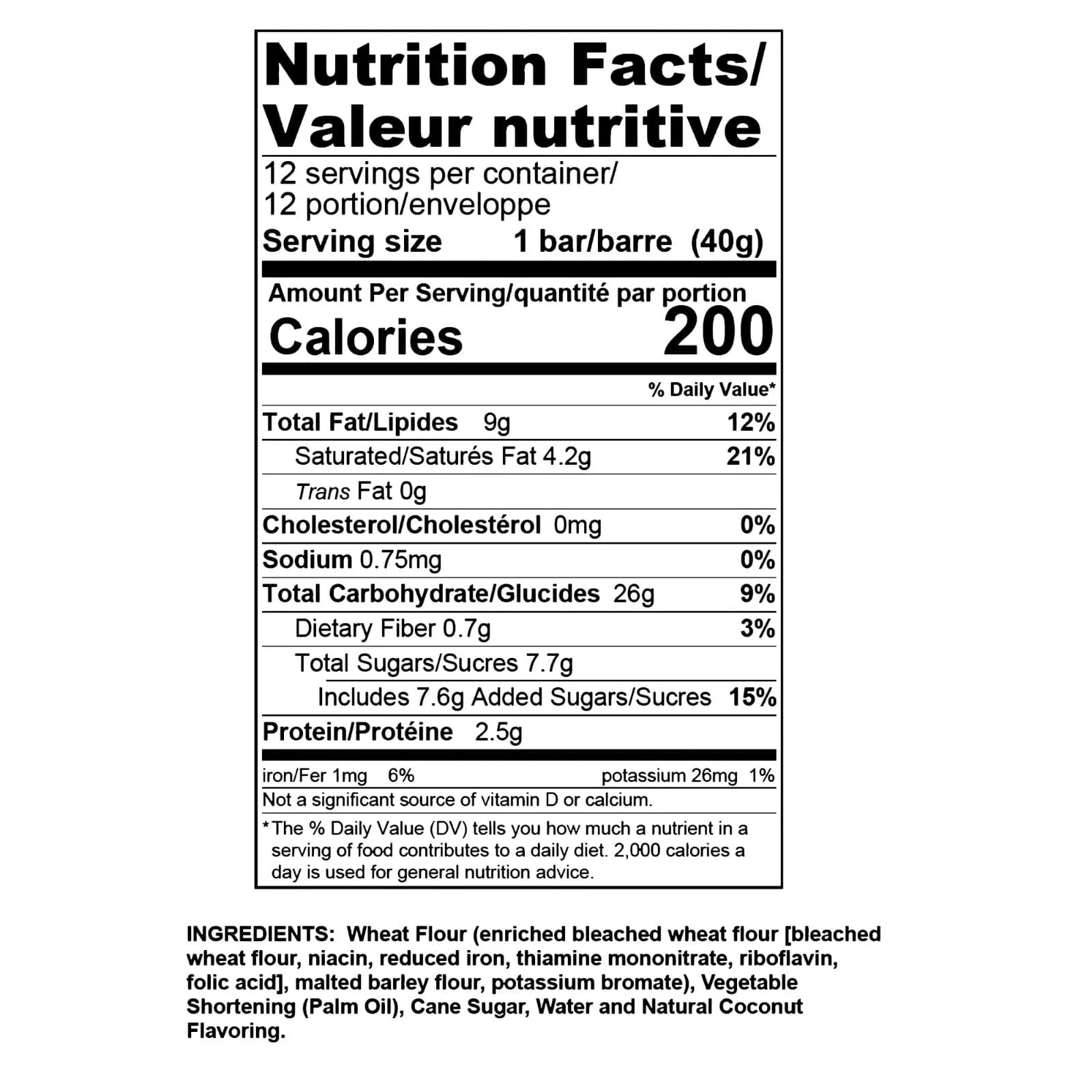 2400 Calorie Datrex Emergency Food Ration (OPEN BOX)