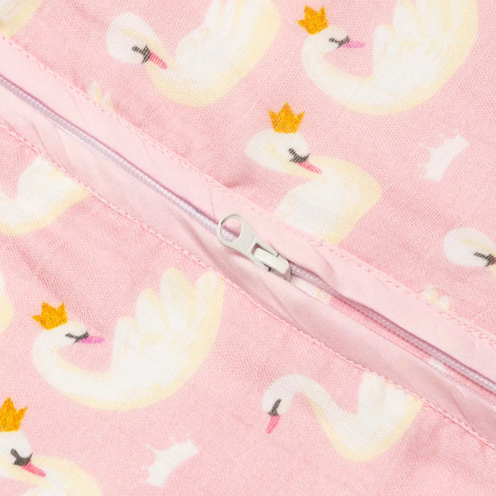 Bamboo Muslin Sleeping Bag - Swan