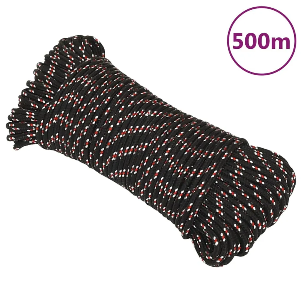 Boat Rope Black 5 mm 500 m Polypropylene