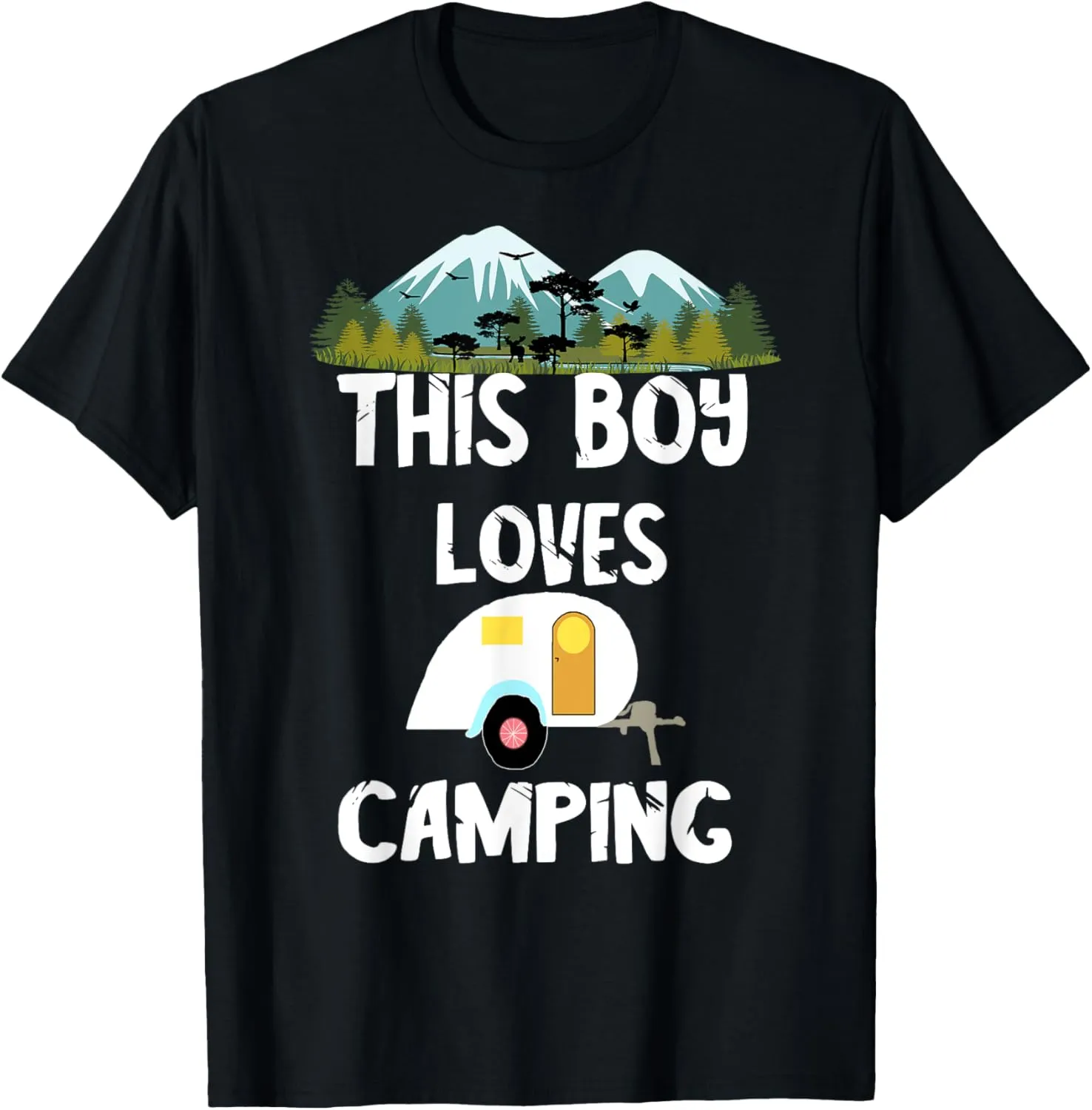 Camping Boy Camp Camper Camping Adventures Camping Lovers T-Shirt
