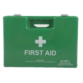 Deluxe First Aid Kit, British Standard, Comprehensive Range Of Emergency Treatment Essentials