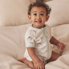 Dolphin Zip Summer Sleepsuit