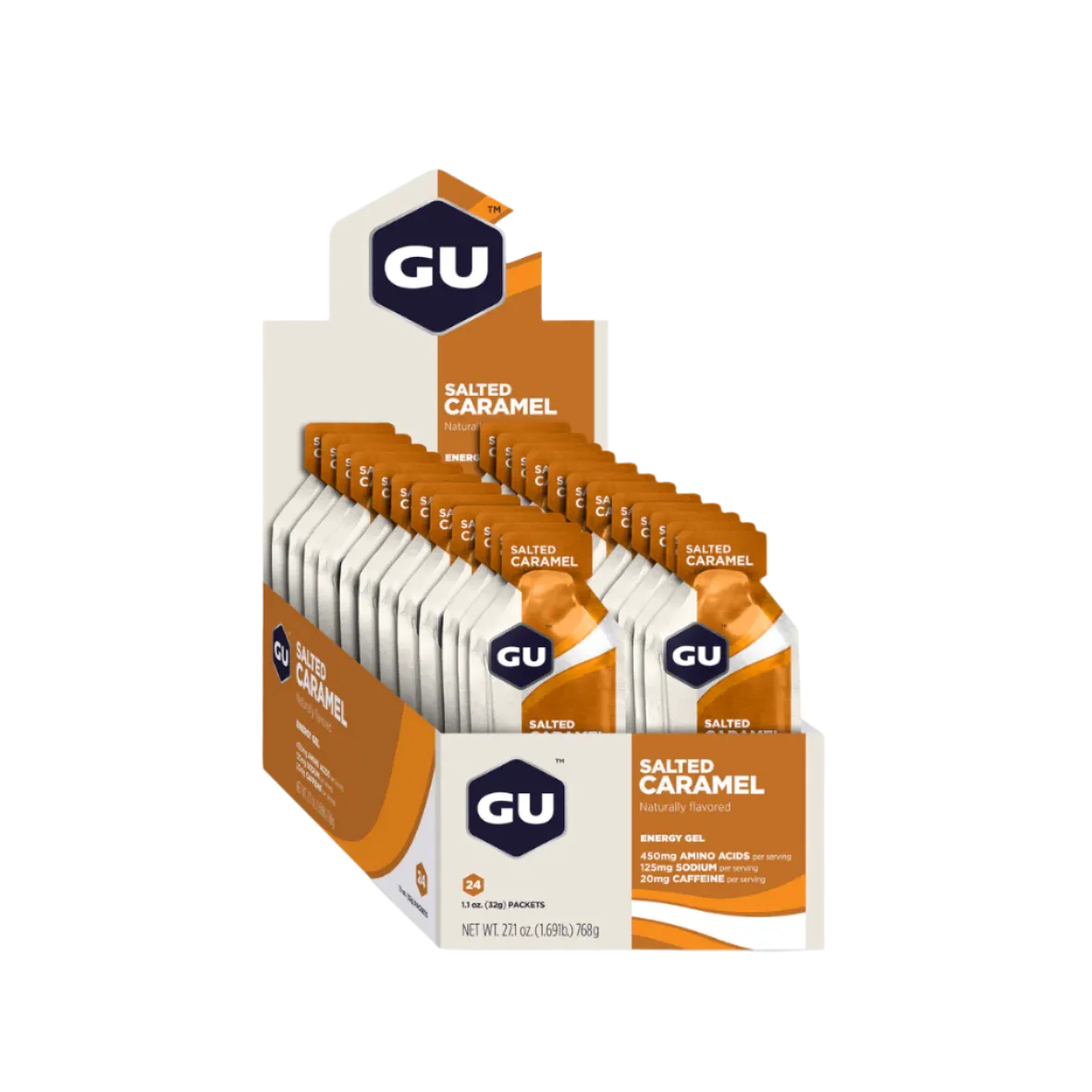 GU Energy - Energy Gels - Salted Caramel (with caffeine)