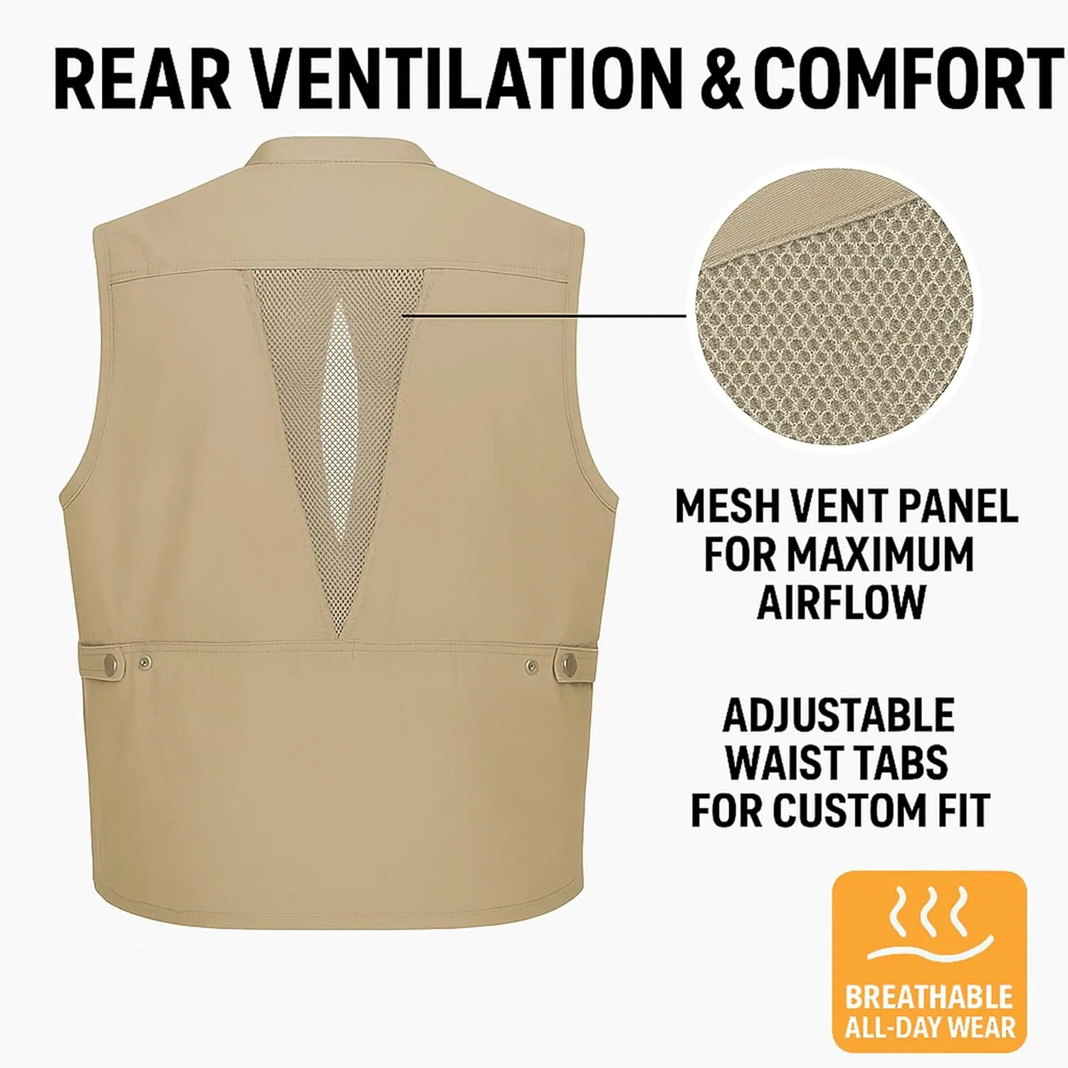 Humvee Photography Utility Vest for Men & Women - Perfect for Safari, Hunting, Fishing, Camping, & Travel - 100% Cotton Gift