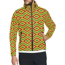 KENTE FULL FRACTAL All Over Print Windbreaker for Unisex