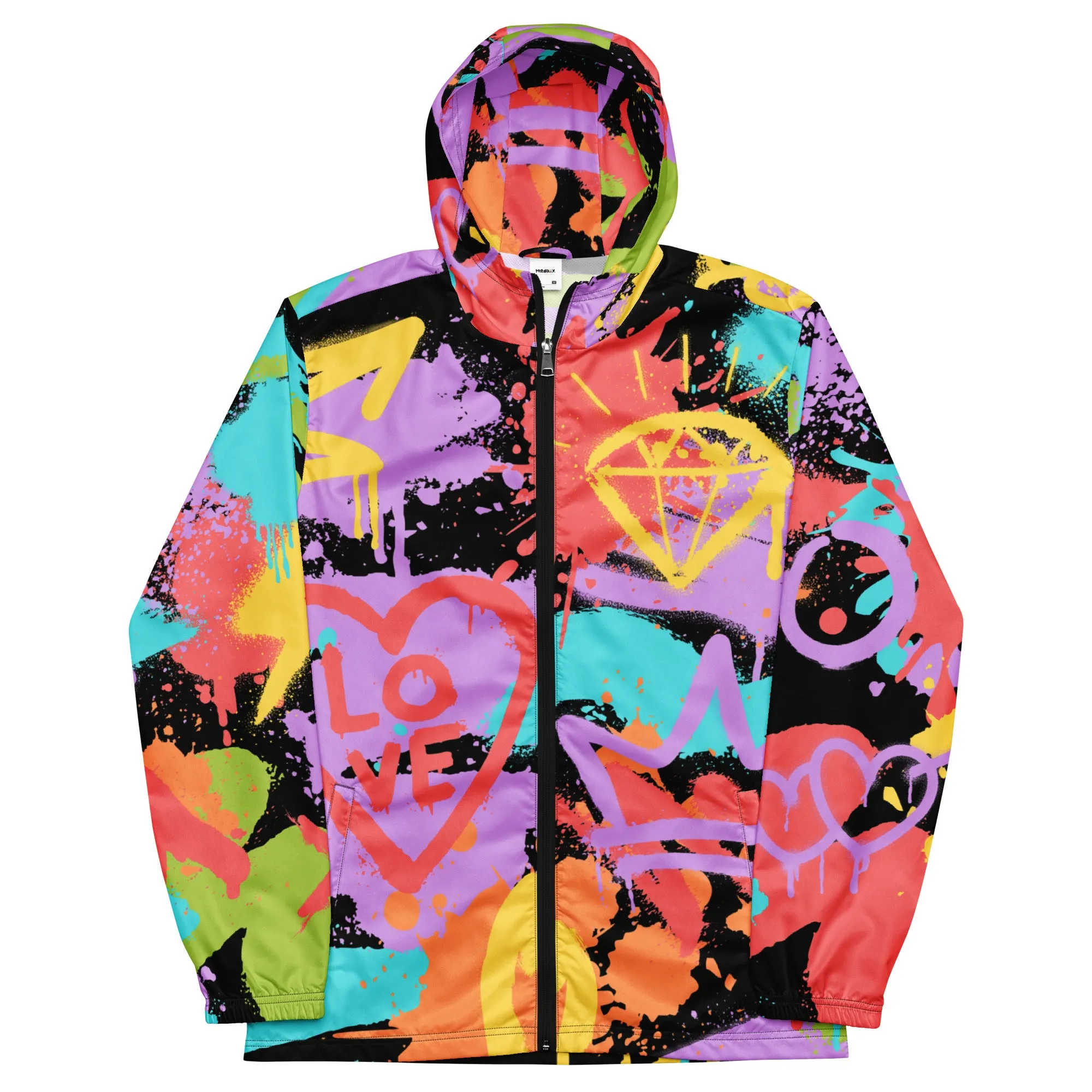 LGBT Gay Pride Rainbow Graffiti Jacket