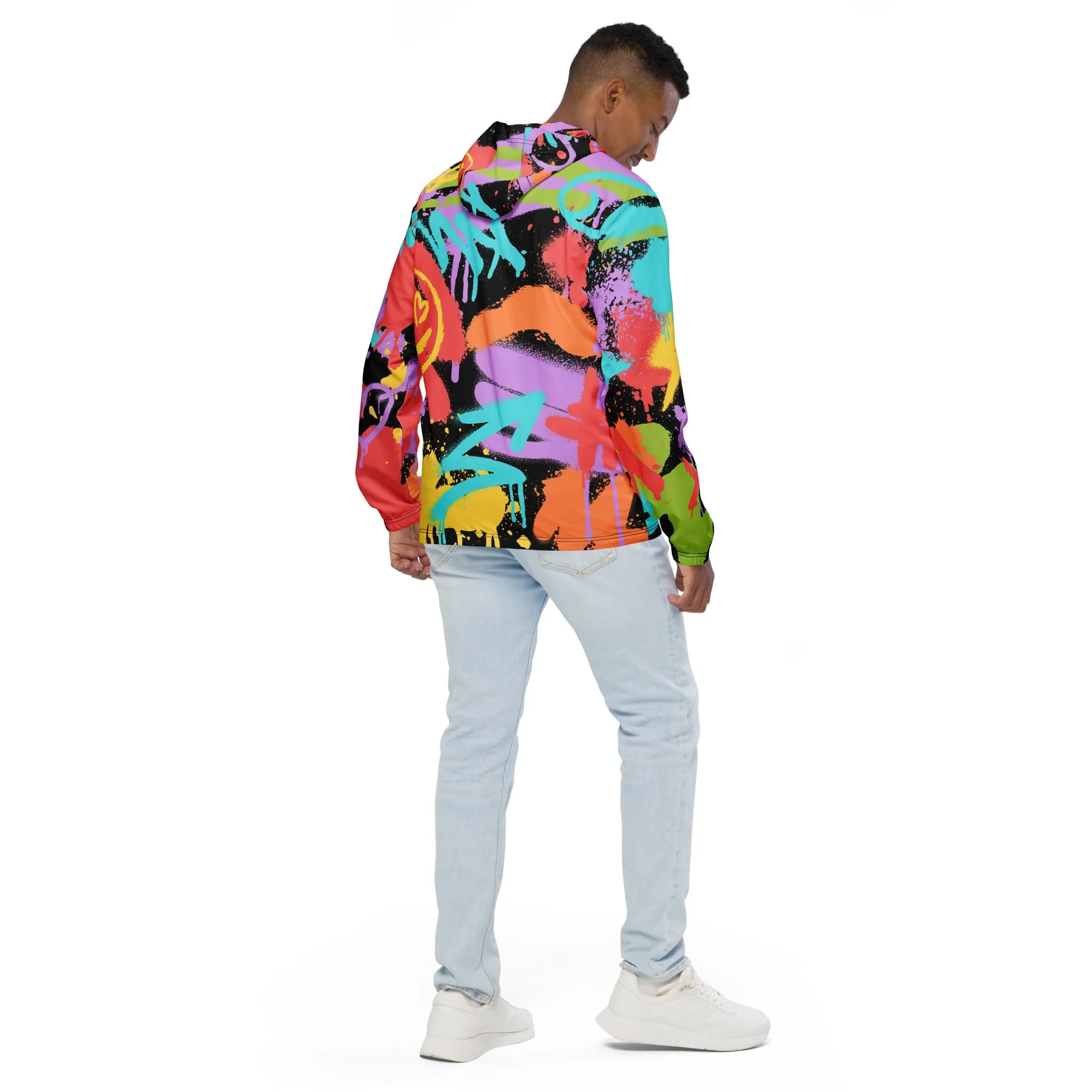 LGBT Gay Pride Rainbow Graffiti Jacket