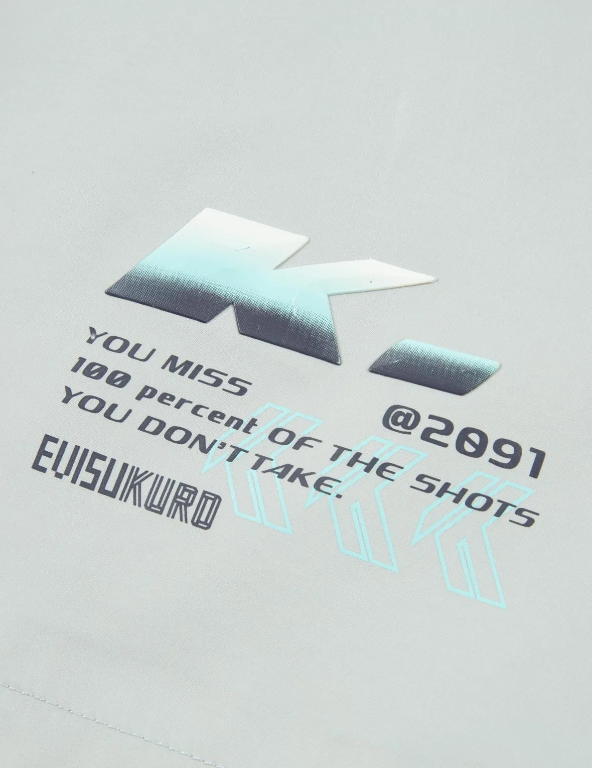 Logo Tape Padded Windbreaker Jacket
