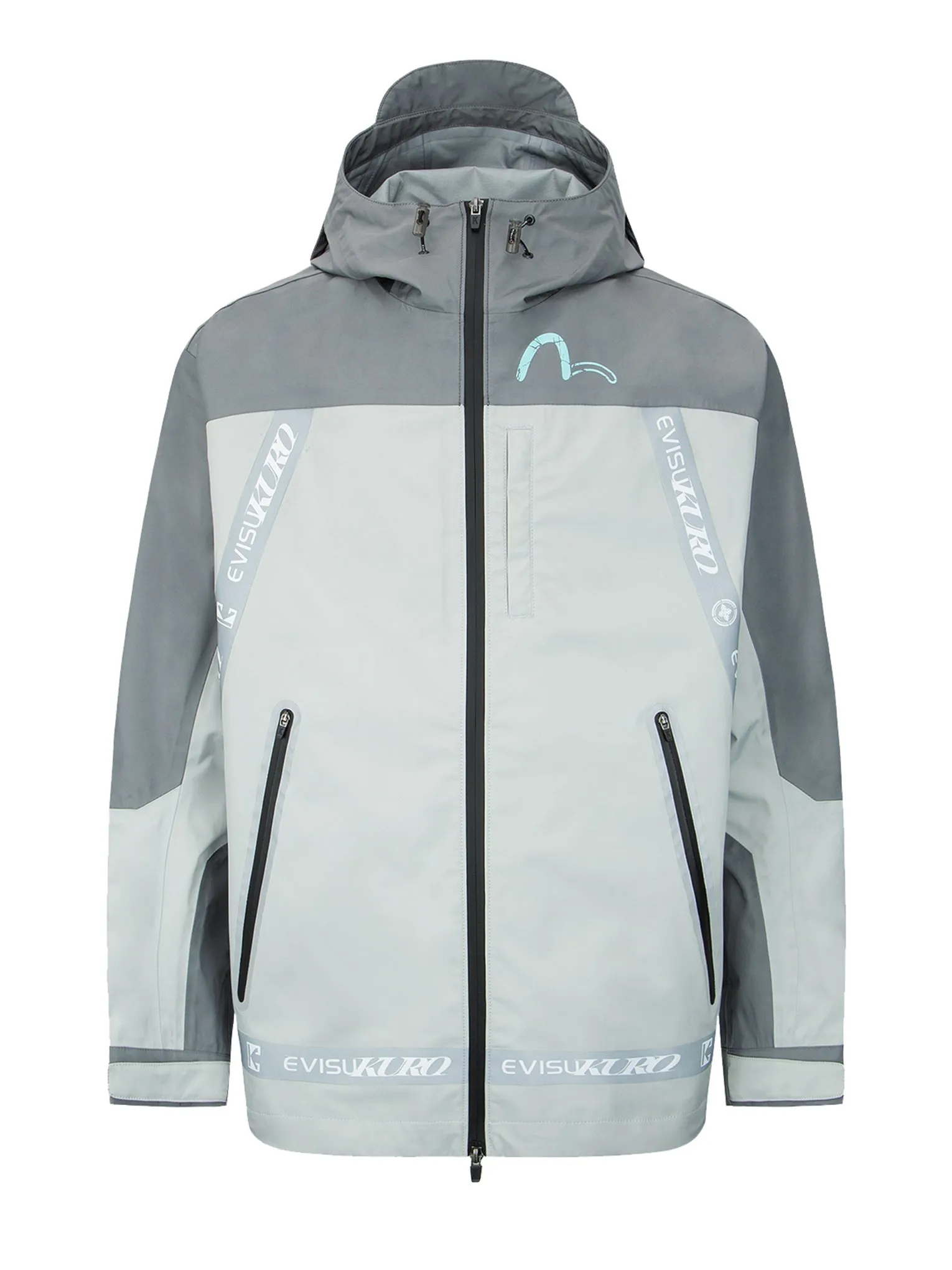 Logo Tape Padded Windbreaker Jacket