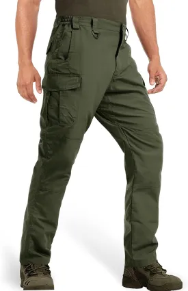 MAGCOMSEN Men's Tactical Pants 9 Pockets Ripstop, Water Repellent, Cargo Pants for Work, Hiking, Hunting(No Belt)