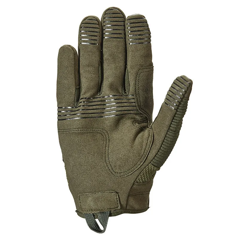 Military Rubber Hard Knuckle Full Finger Tactical Gloves