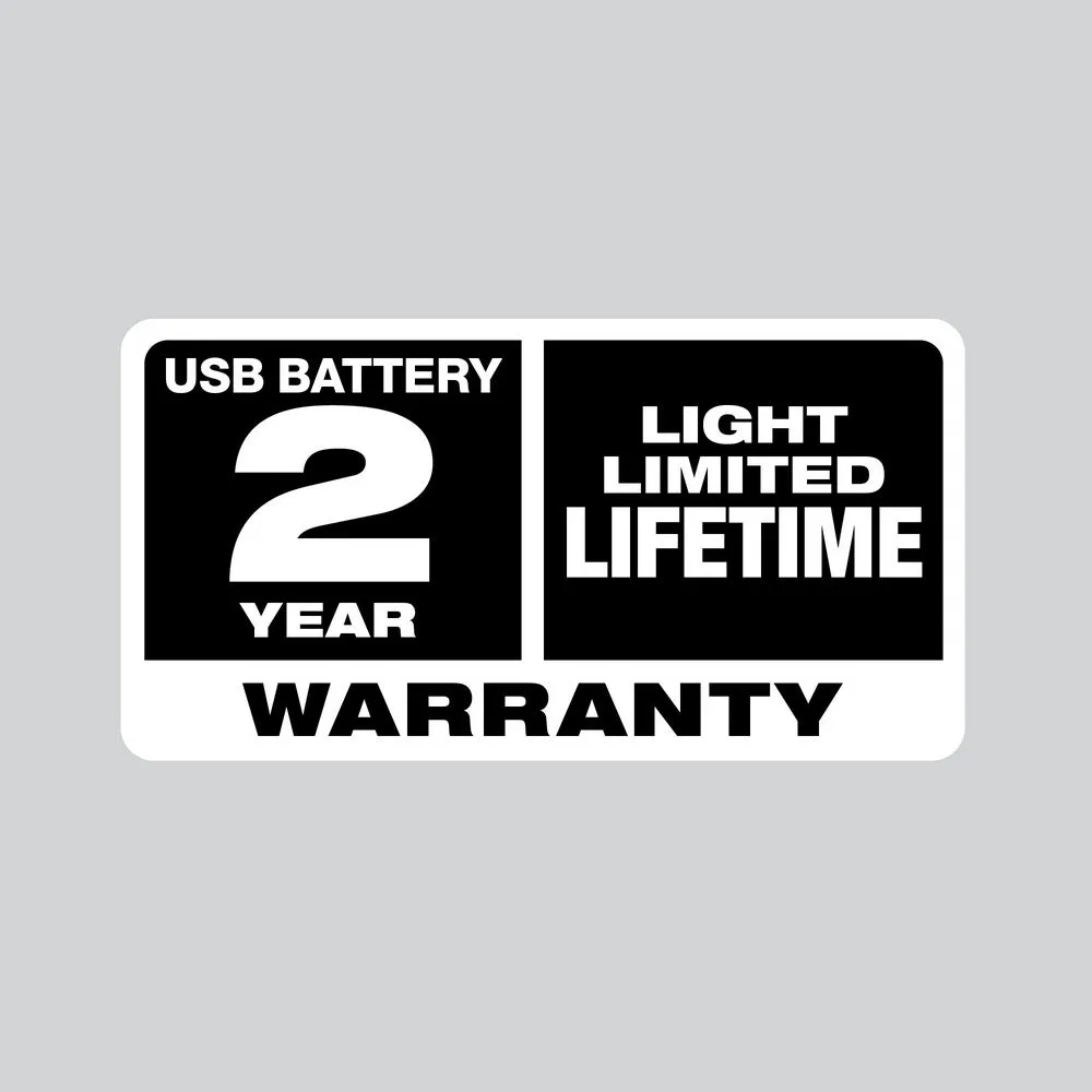Milwaukee 2163-21 REDLTHIUM USB Rechargeable Hard Hat Headlamp, 600 Lumens