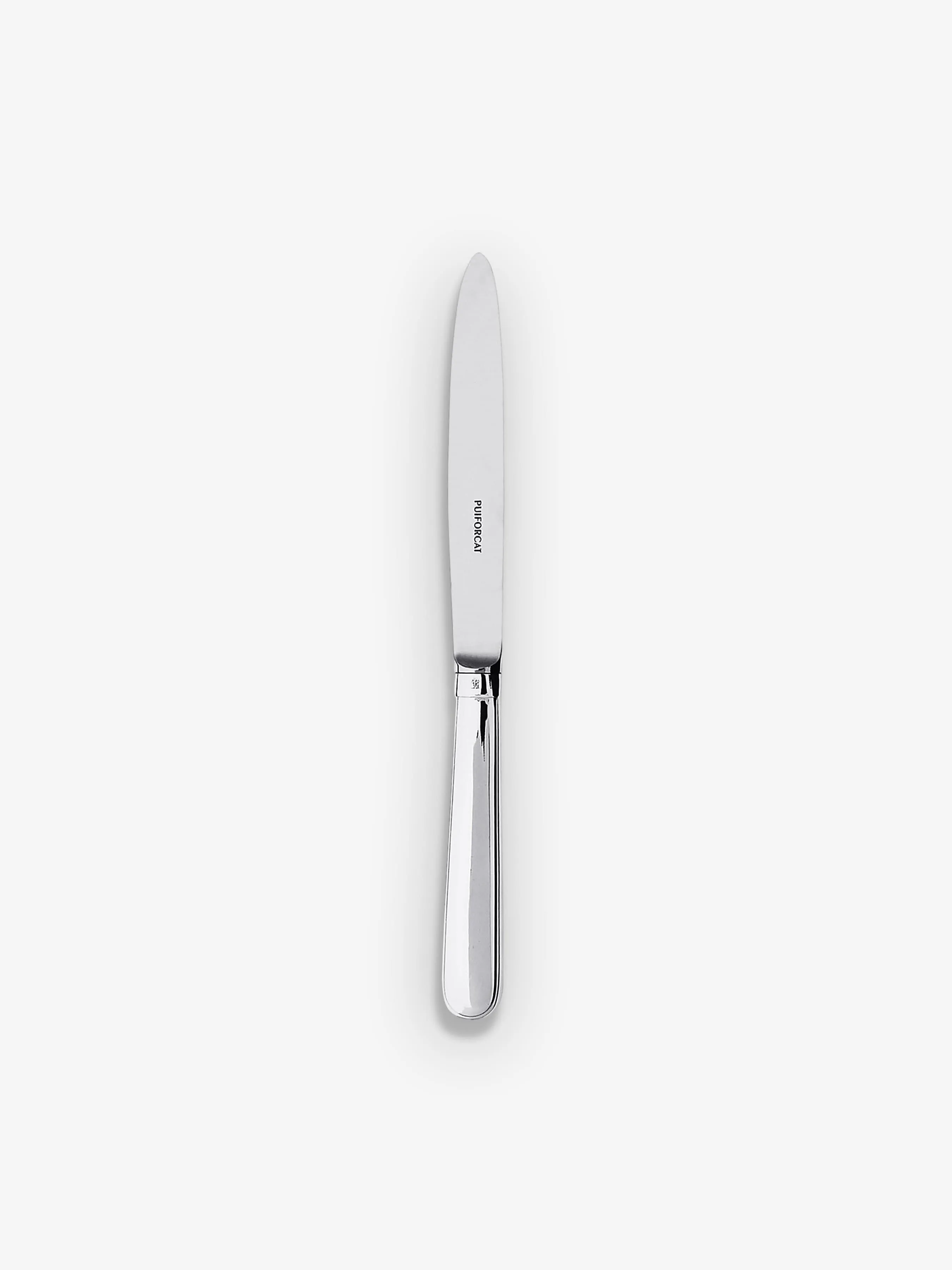 Normandie Dessert Knife in Silver Plate by Puiforcat