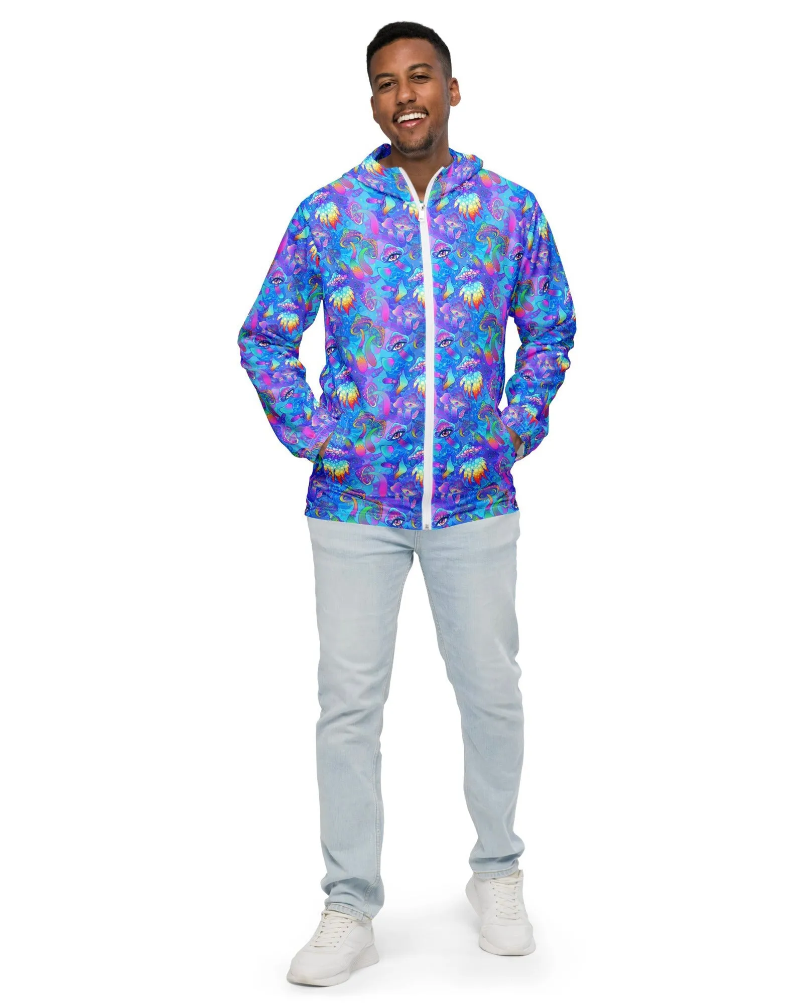 Shroomin Blue Windbreaker