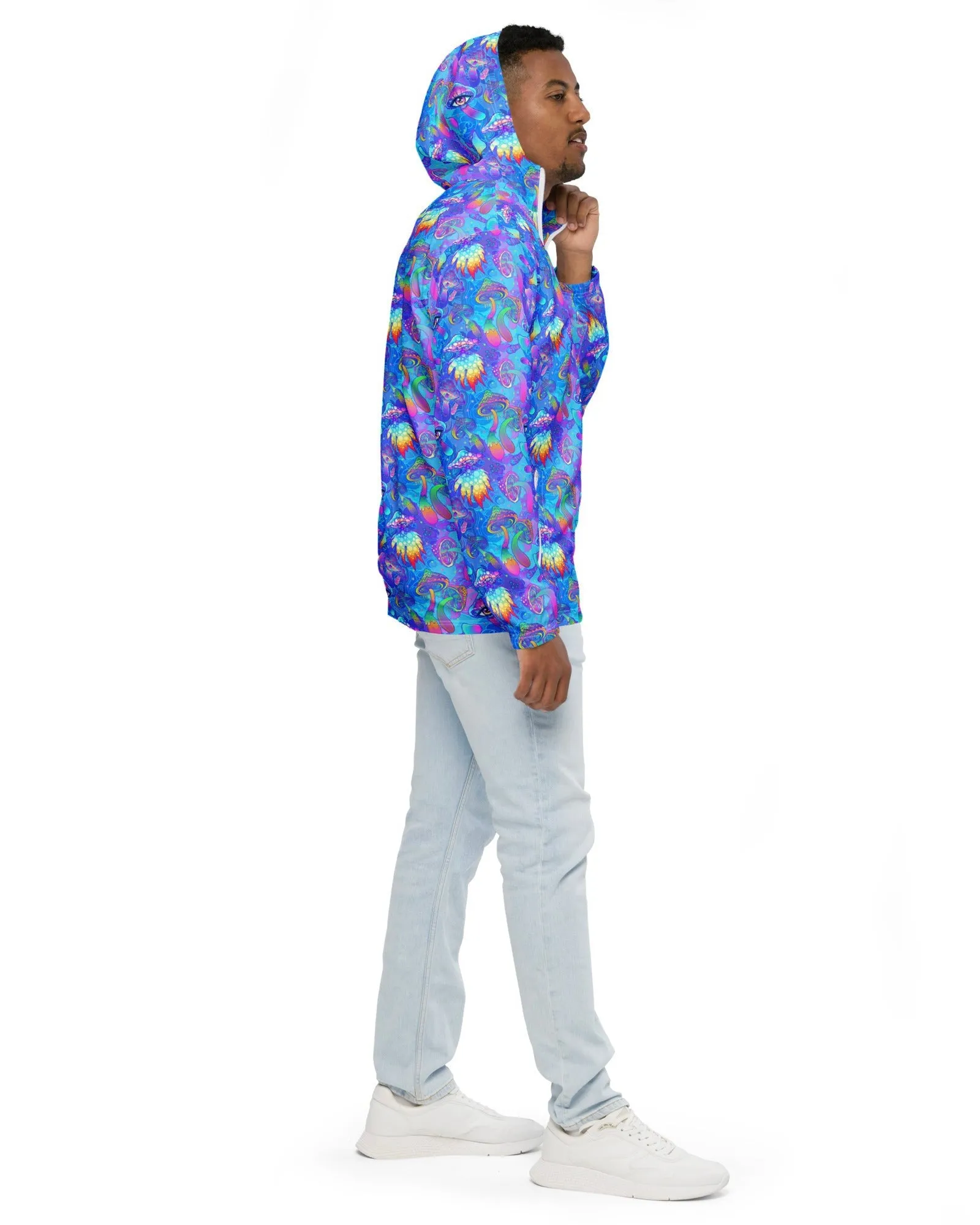 Shroomin Blue Windbreaker