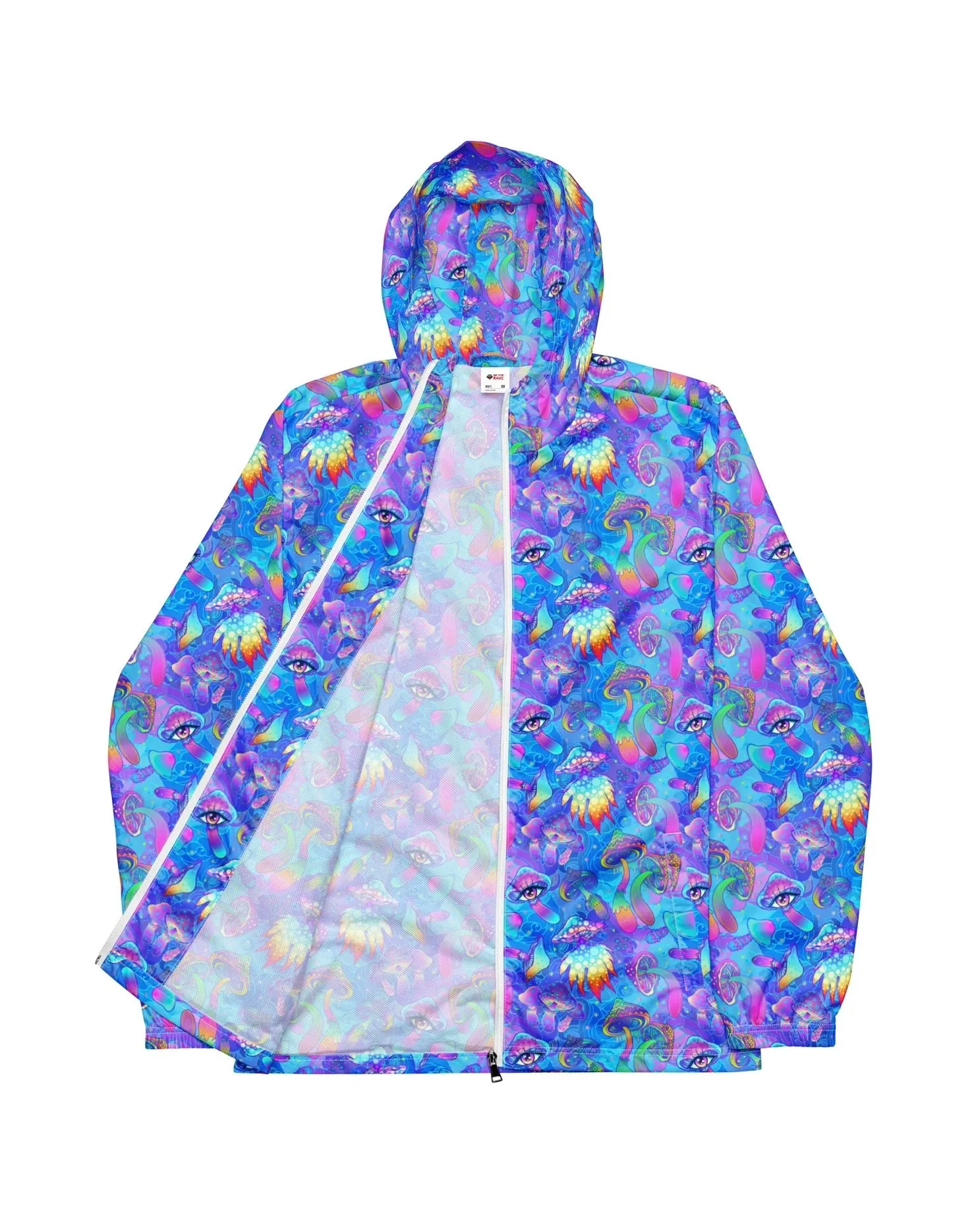 Shroomin Blue Windbreaker