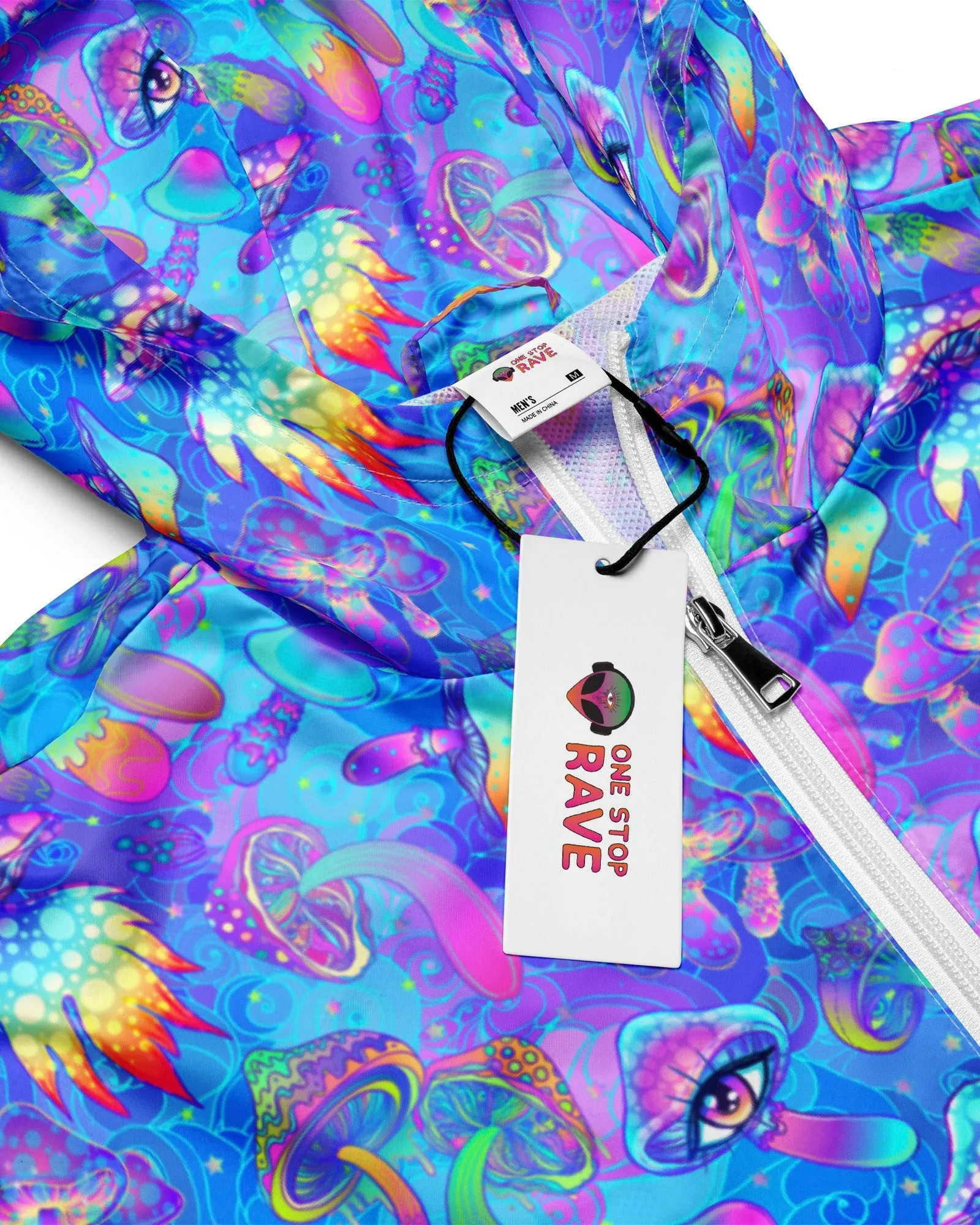 Shroomin Blue Windbreaker