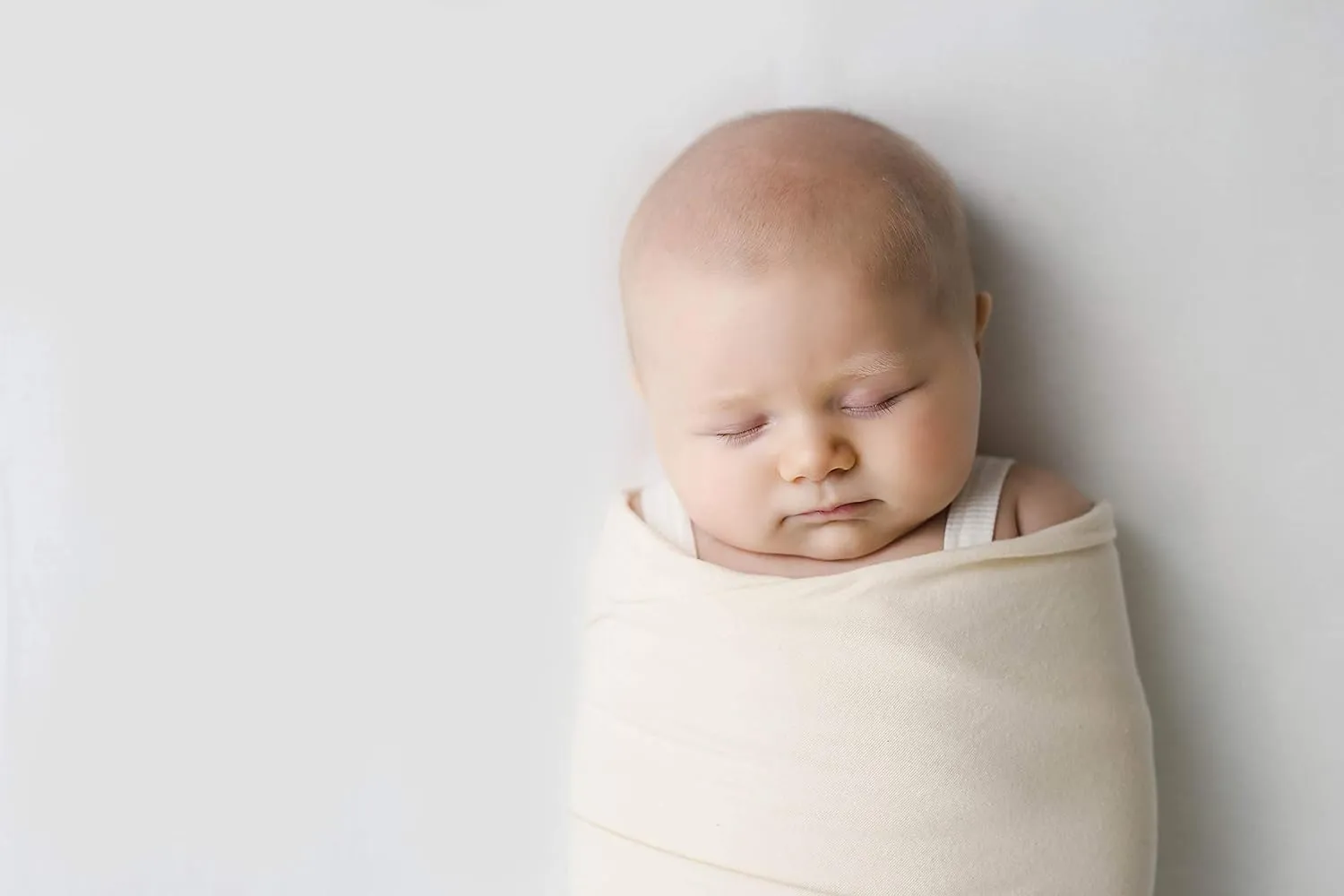 snuggle me Swaddle | Organic Cotton Swaddle Blanket, Soft Stretch, 47 x 47 inches | Natural