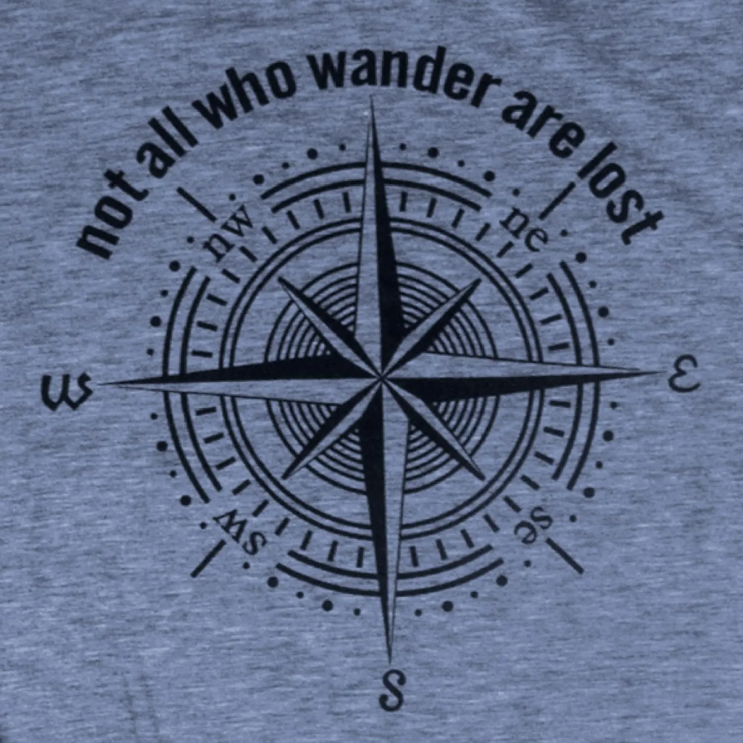 Womens Graphic T-Shirt Not All Who Wander are Lost Funny Tees for Women Summer Casual Tops Athletic Shirts