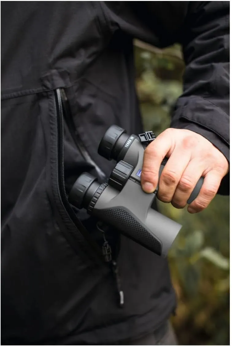 ZEISS Terra ED Binoculars 10x42 Waterproof, and Fast Focusing with Coated Glass for Optimal Clarity in All Weather Conditions for Bird Watching, Hunting, Sightseeing, Grey